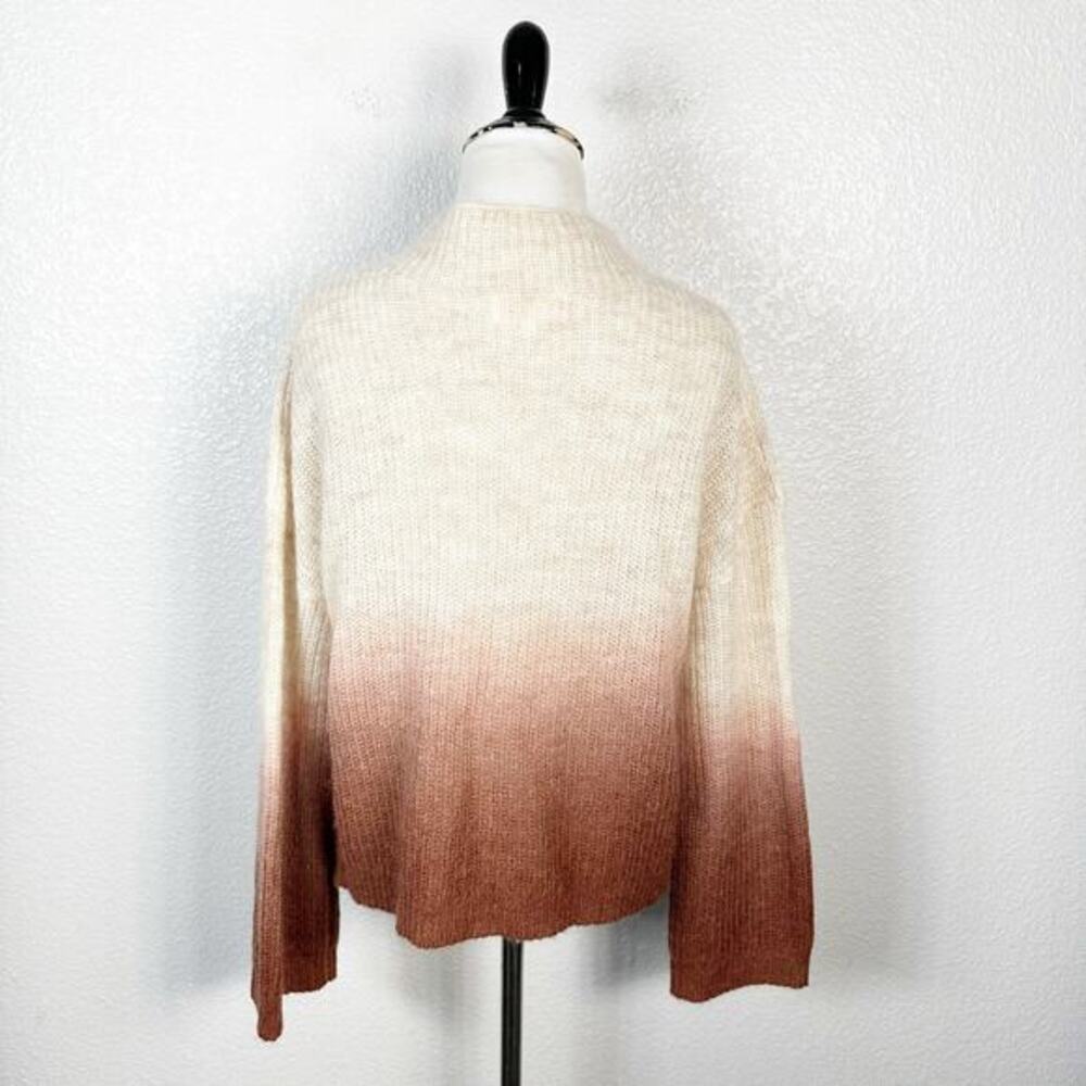 Bella Dahl Womens Mock Neck Mohair Wool Blend Knit Sweater‎ Autumn Ombre Size S - Picture 6 of 9